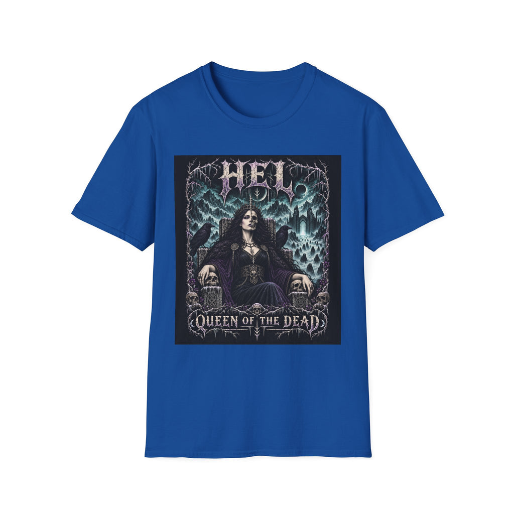 Hel Queen of the Dead T-Shirt — Gothic Metal Band Art Tee