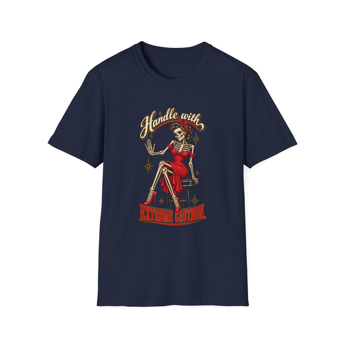Pinup Skeleton | Handle With Care Tee