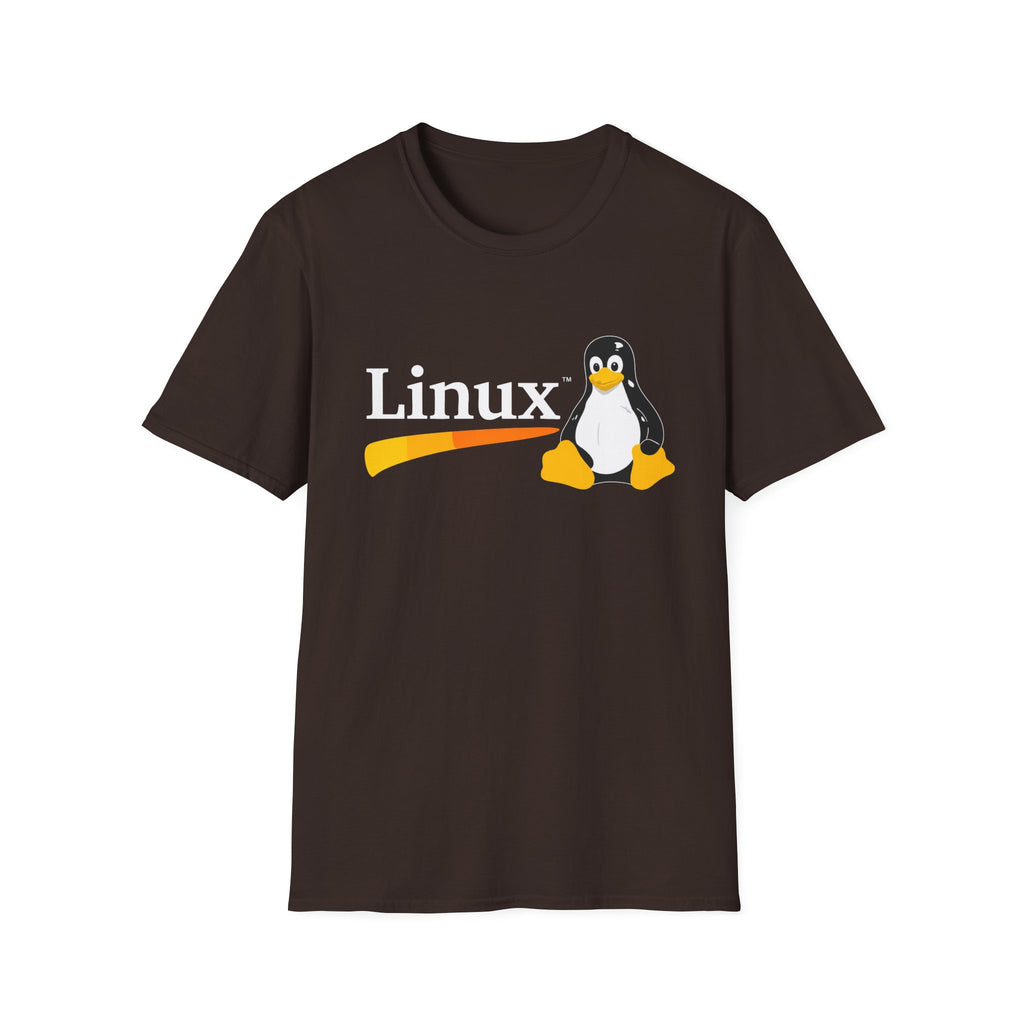 Linux Penguin Logo T‑Shirt — Retro Tech Tee for Developers & Open Source Fans