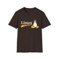 Linux Penguin Logo T‑Shirt — Retro Tech Tee for Developers & Open Source Fans