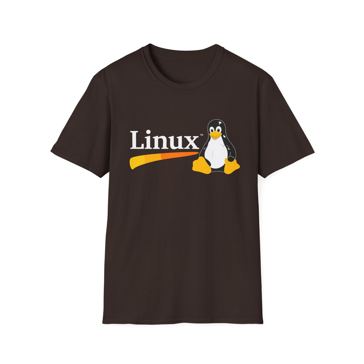 Linux Penguin Logo T‑Shirt — Retro Tech Tee for Developers & Open Source Fans