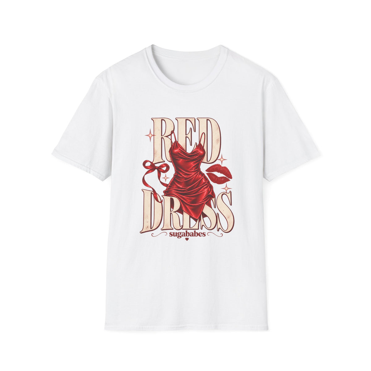 Red Dress | Sugababes Retro Pinup Graphic T Shirt