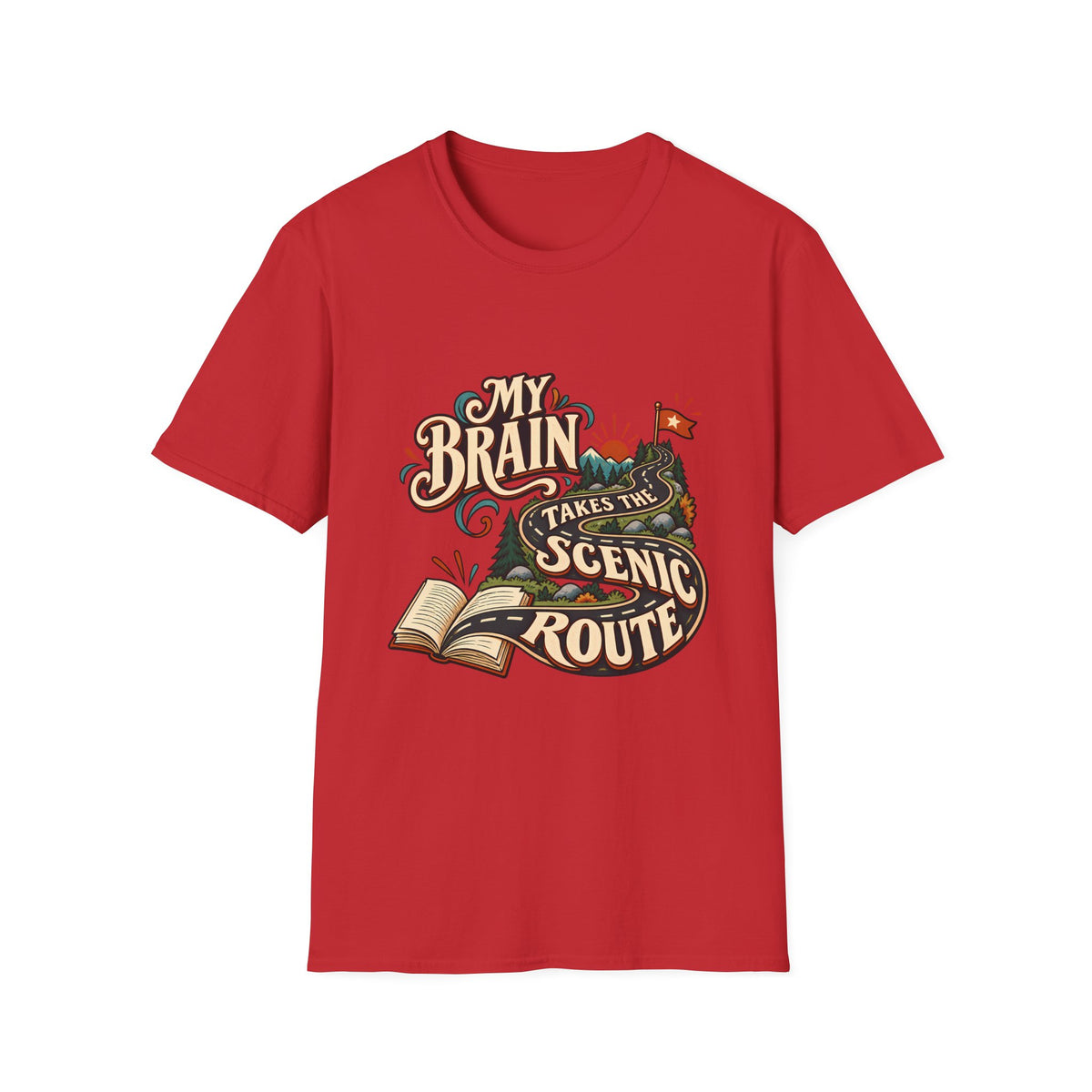 The Scenic Route | A Beautifully Different Mind | Neurodivergent Shirt