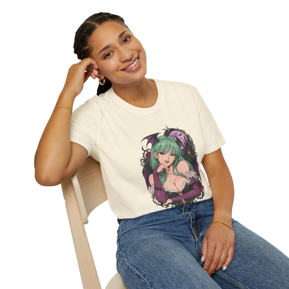 Morrigan | Sexy Pin Up Girl | Succubus Anime T-Shirt