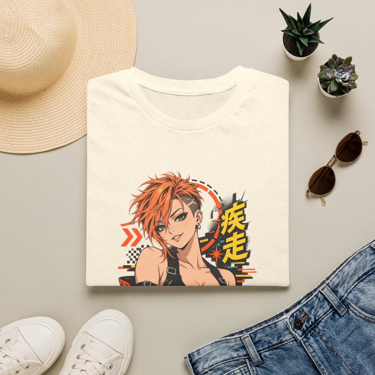 Amber | Anime Punk Sexy Pin Up Girl T-Shirt
