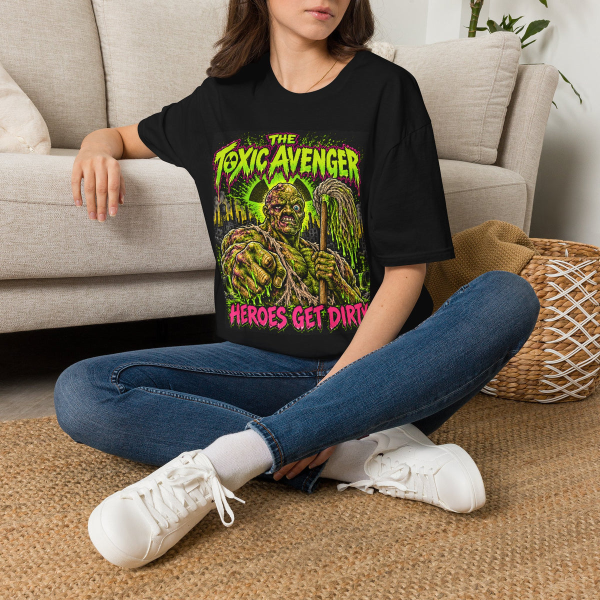 T-Shirt — The Toxic Avenger Graphic Tee (“Heroes Get Dirty”)