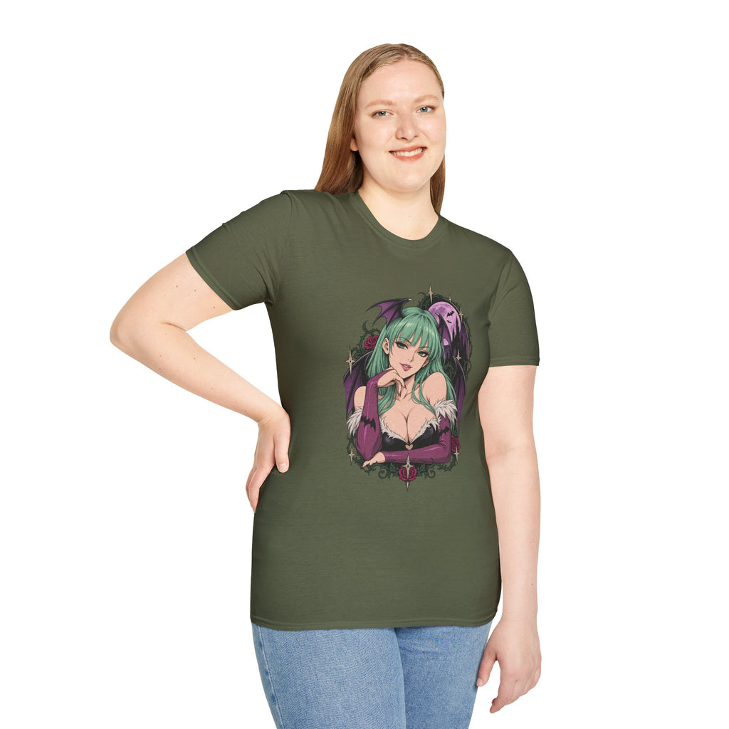 Morrigan | Sexy Pin Up Girl | Succubus Anime T-Shirt