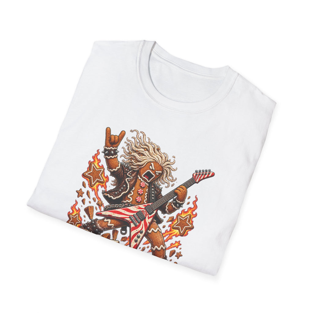 Gingerbread Headbangers | Christmas Funny Rock T-Shirt
