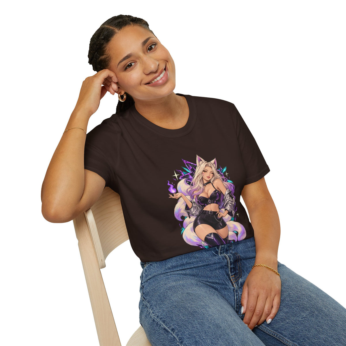 Ahri | League of Legends | Anime Fox Pin Up Girl T-Shirt