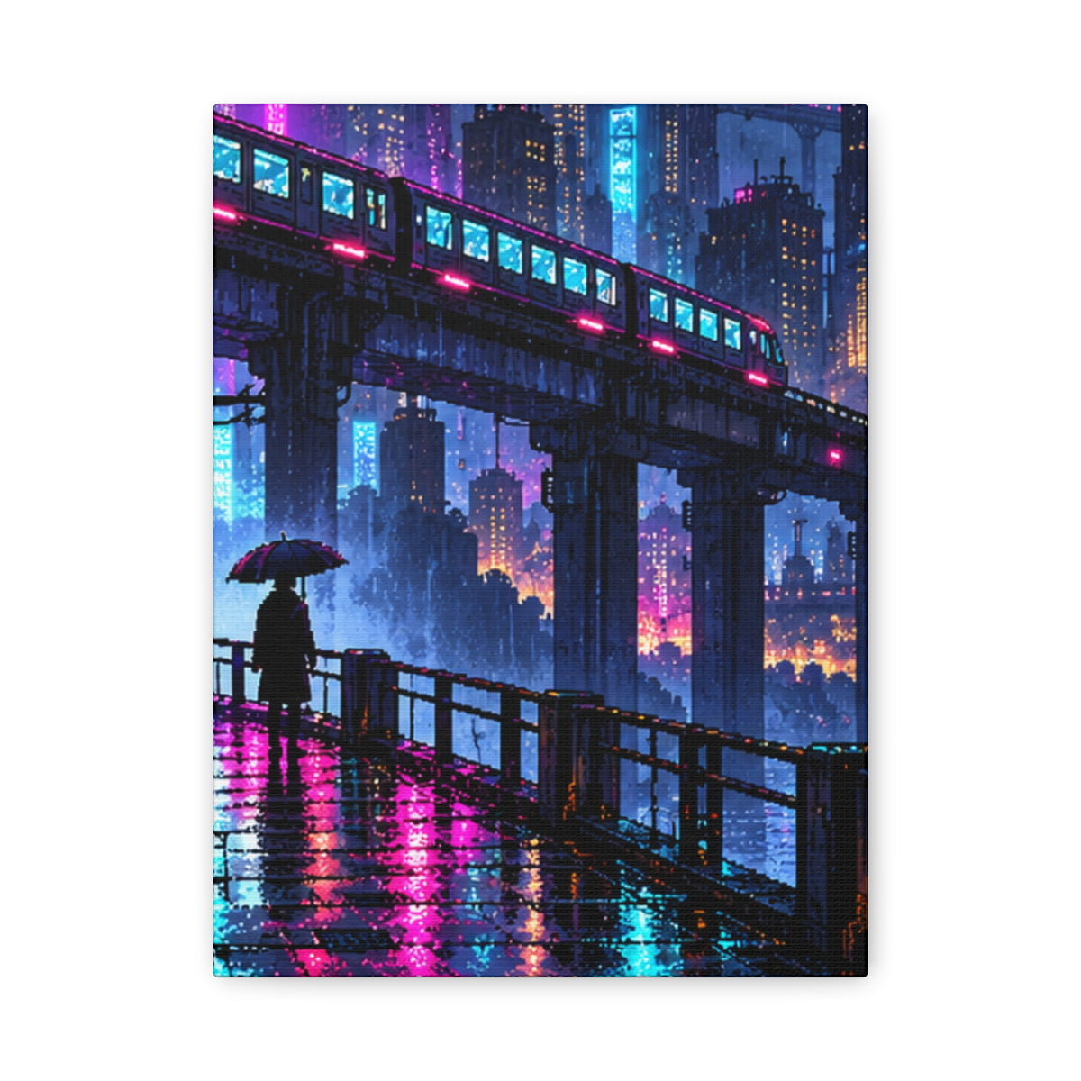 Stretched Matte Canvas Print — 1.25" Depth (Custom Design)