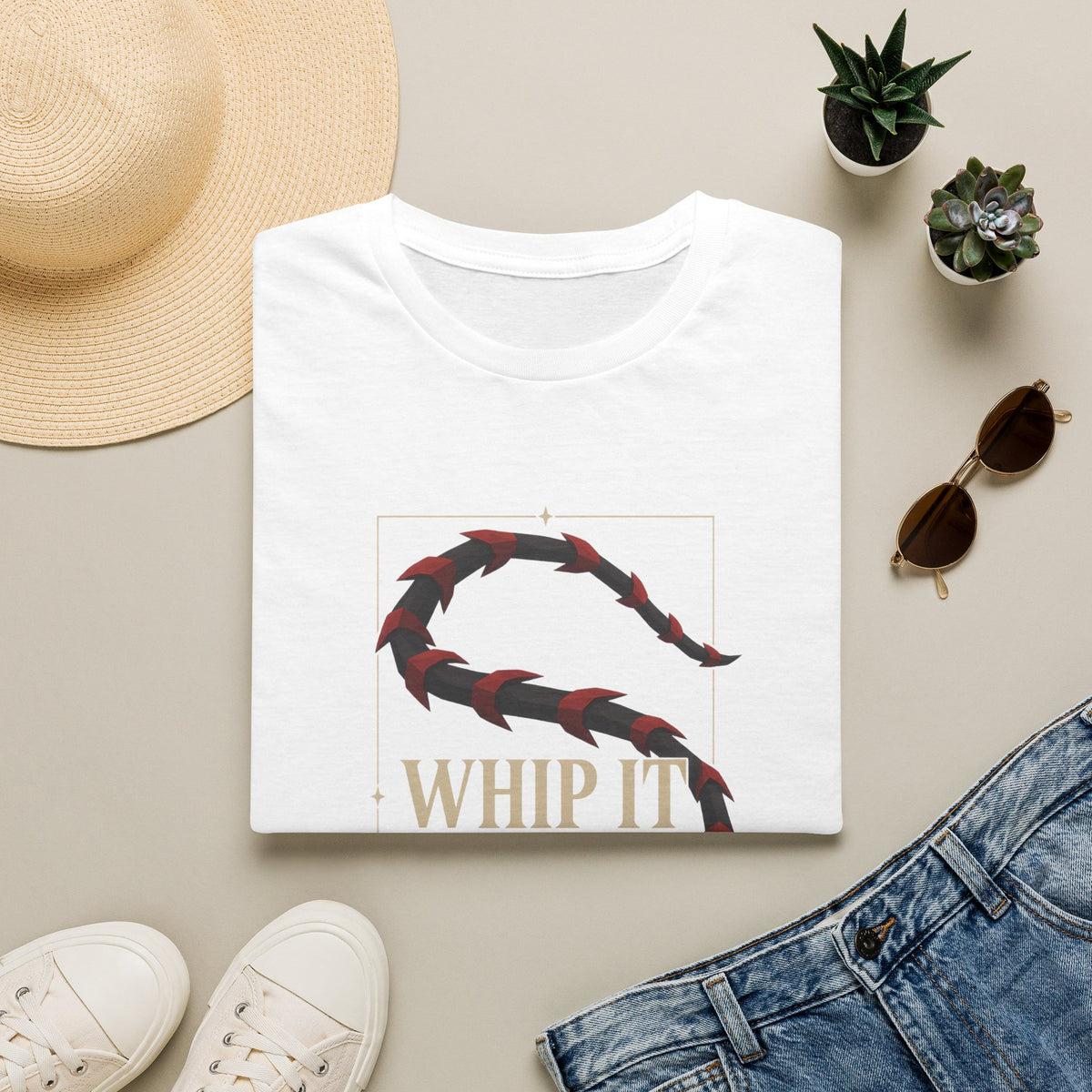 Whip It OSRS Abyssal Whip Runscape Inspired Graphic T-Shirt