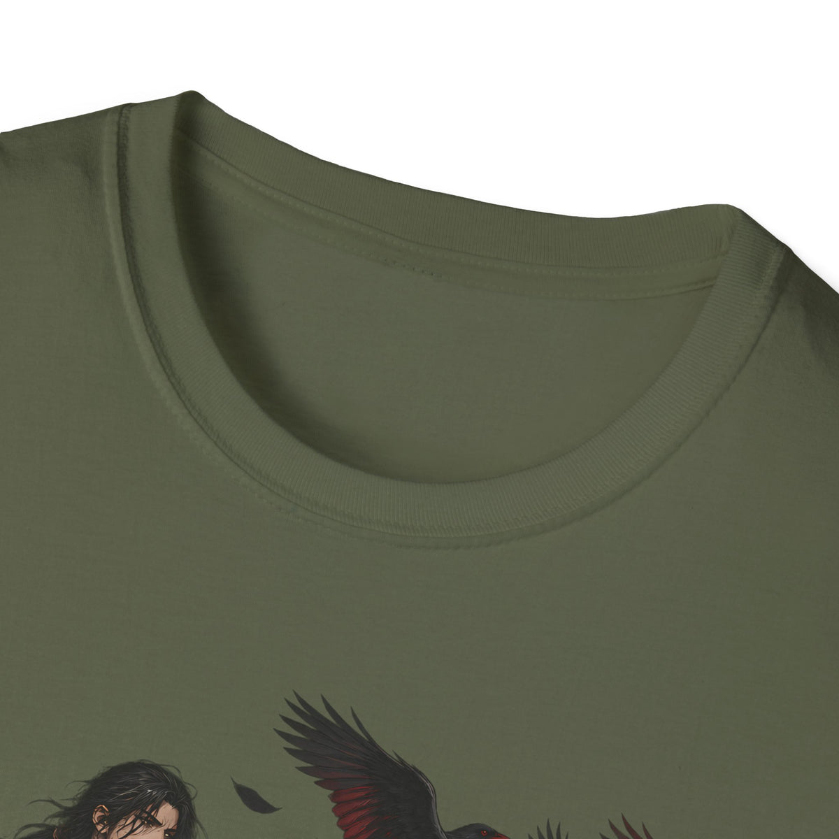 Dark Samurai | Raven Warrior Spirit | Graphic T Shirt