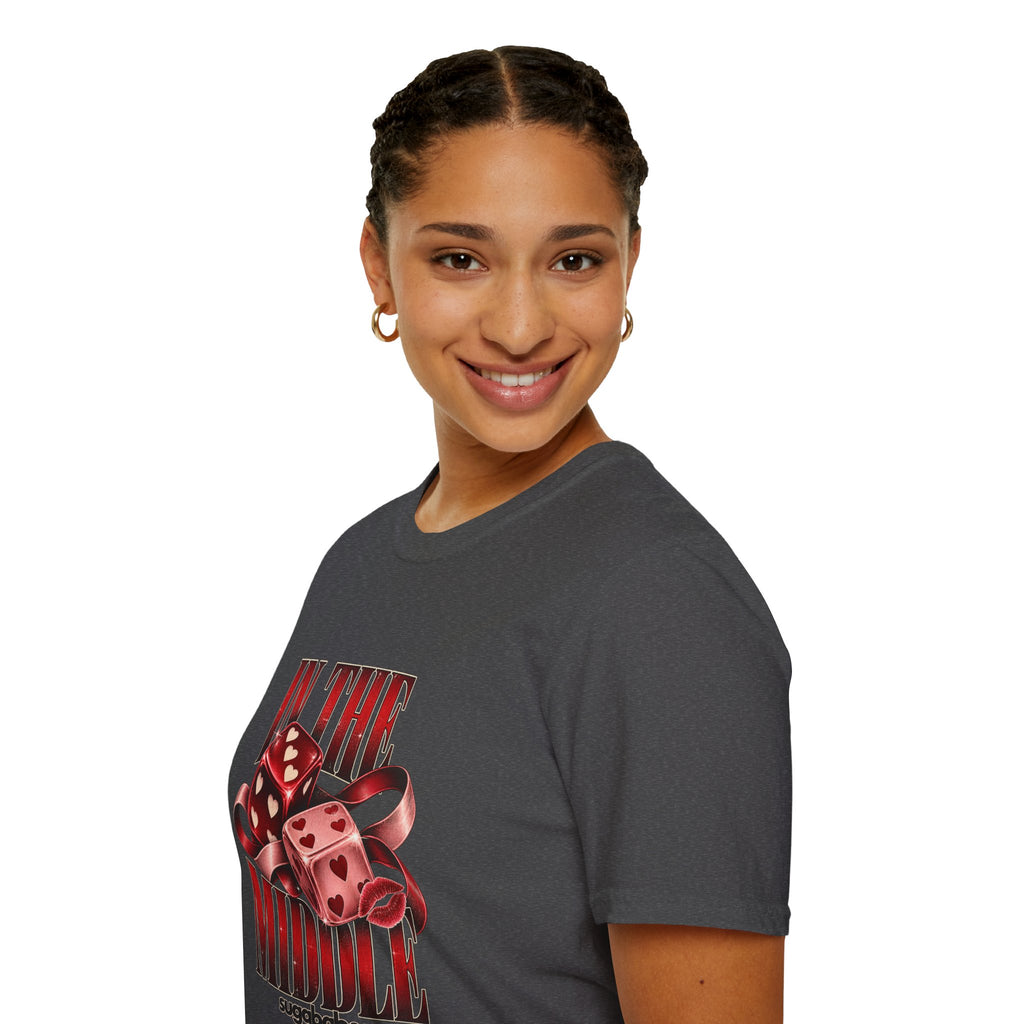 In The Middle | Sugababes | Retro Red Dice Graphic T Shirt