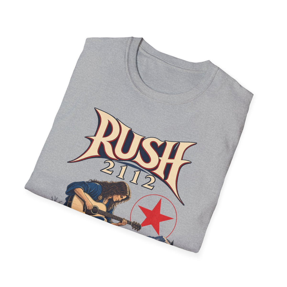 Rush | 2112 | Acoustic Guitar | Prog Band T-Shirt