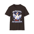 Cute Goose | No Thoughts, Just Boss Music T Shirt