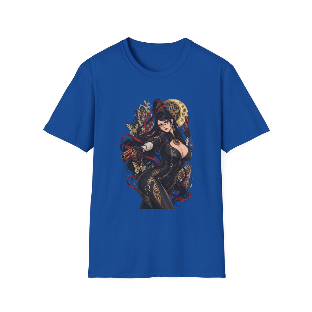 Bayonetta | Sexy Gothic Gaming Anime Pin Up Girl | Gothic Sorceress T-Shirt