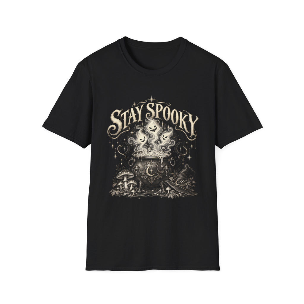 Stay Spooky | Vintage Halloween Ghost Cauldron Tee