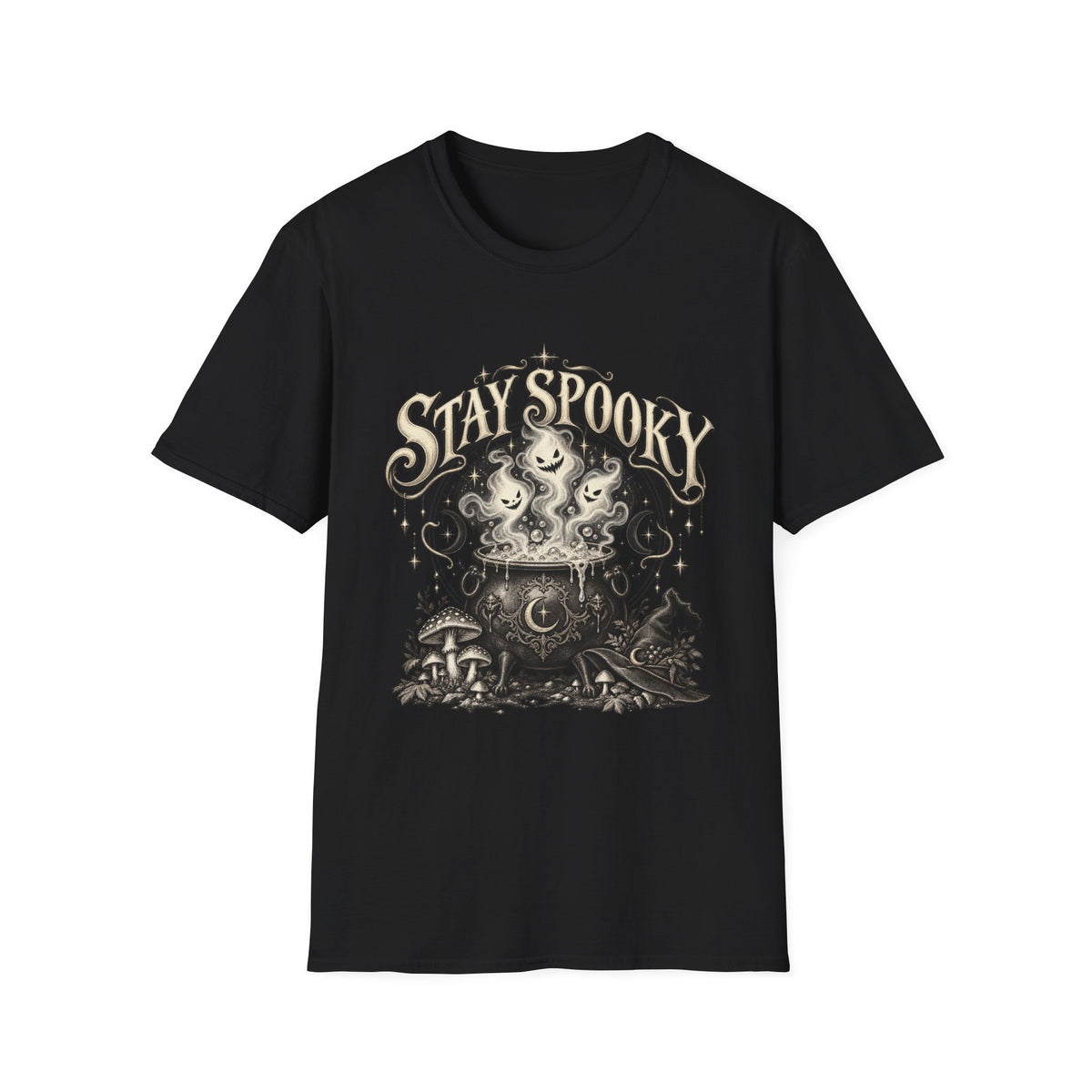 Stay Spooky | Vintage Halloween Ghost Cauldron Tee