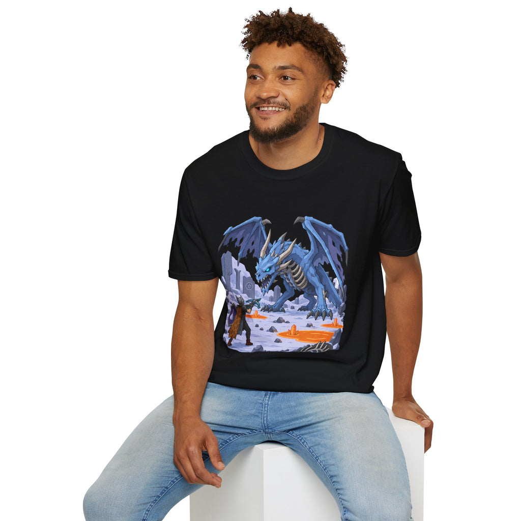Vorkath Blue Ice Dragon T-Shirt - Fantasy Dragon Graphic Tee