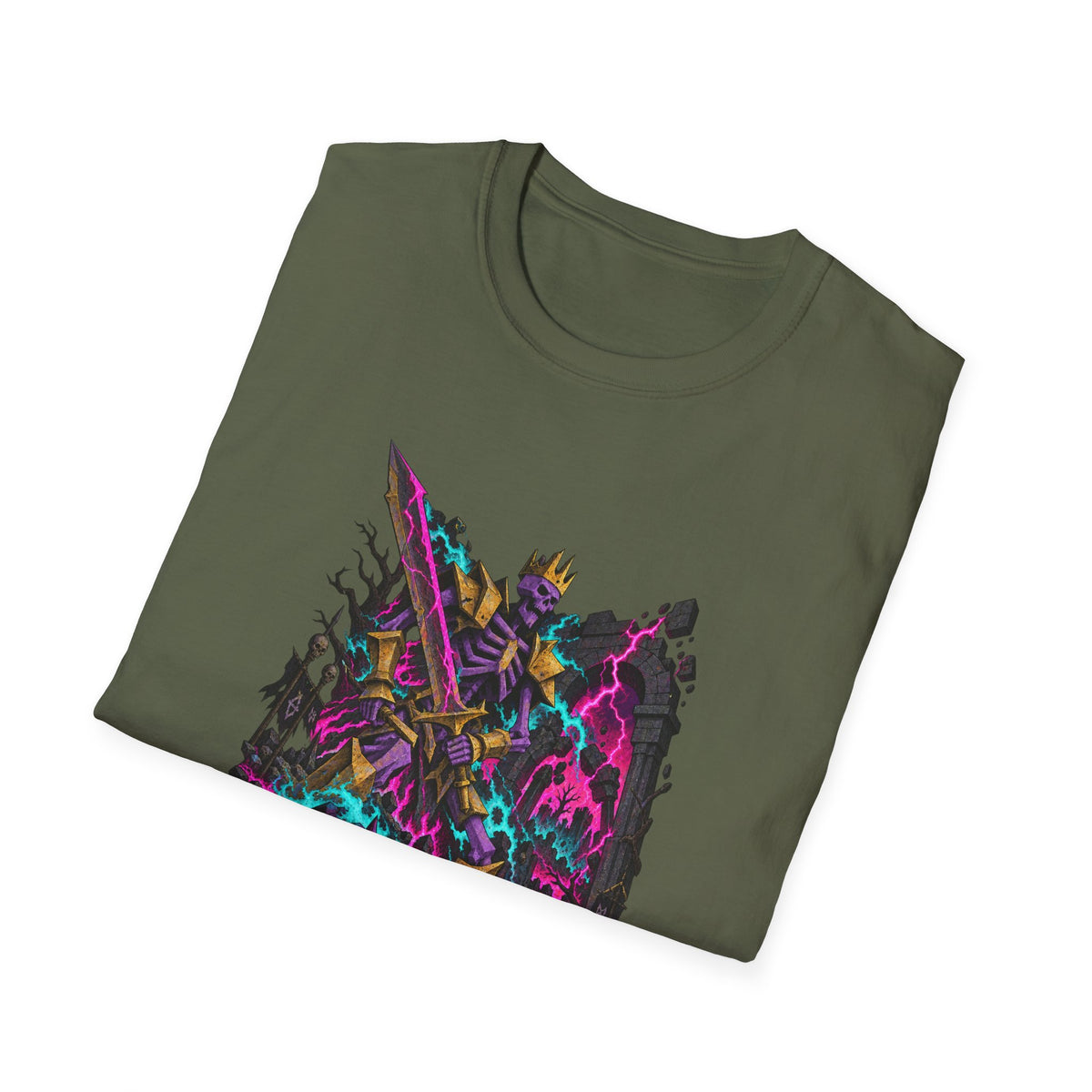 Skeleton Lich King | Final Boss | Gamer Shirt