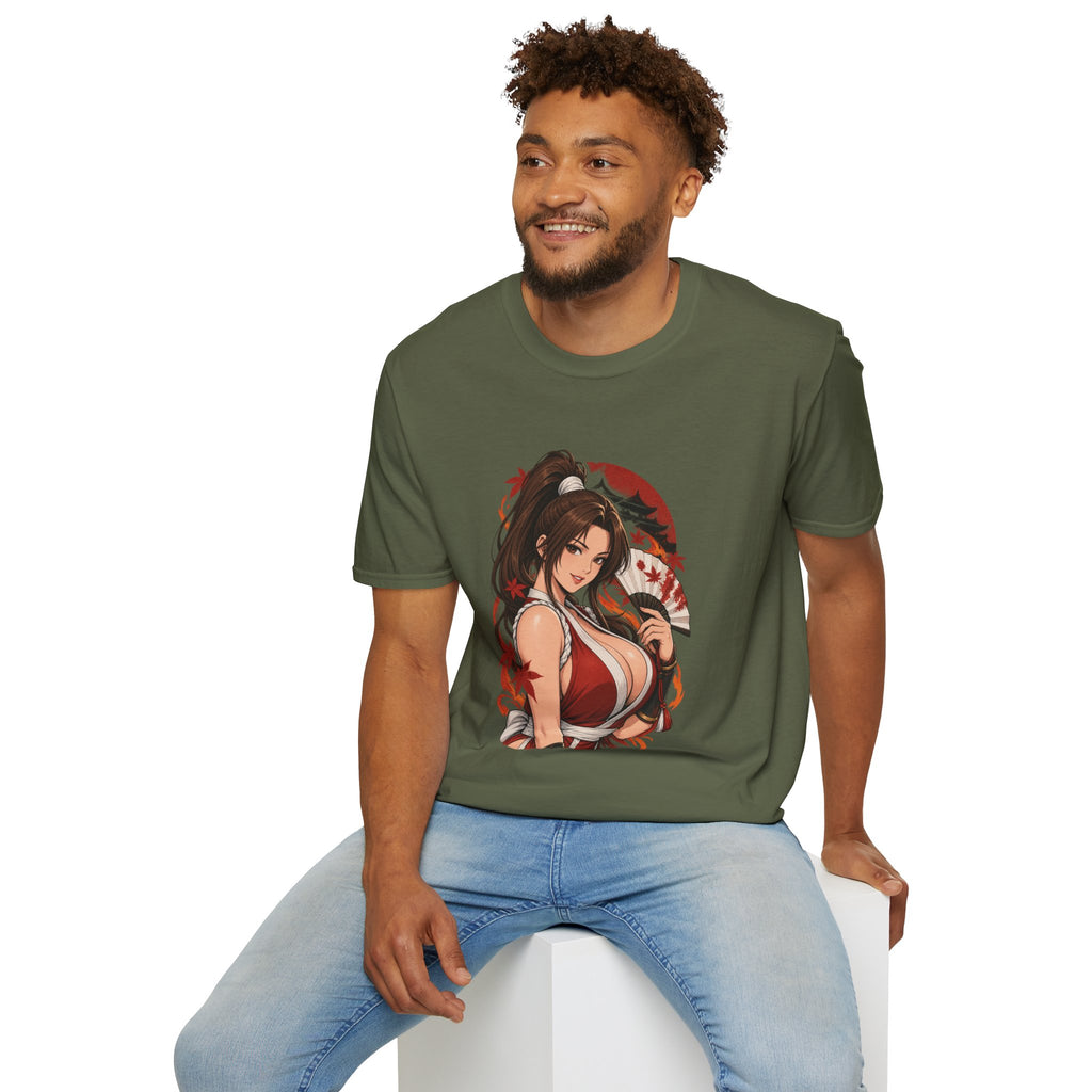 Mai Shiranui | Fatal Fury | Anime Pin Up Kimono Girl T-Shirt