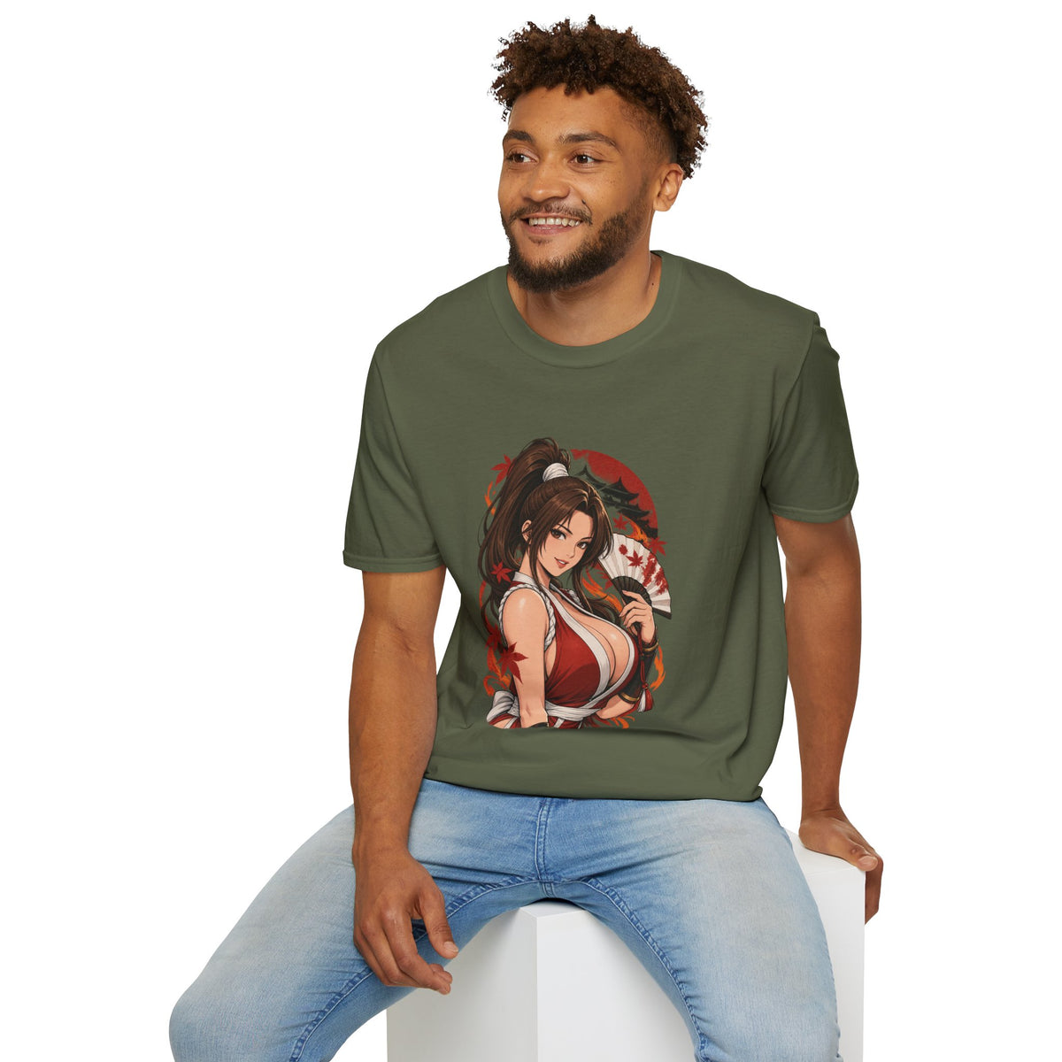 Mai Shiranui | Fatal Fury | Anime Pin Up Kimono Girl T-Shirt