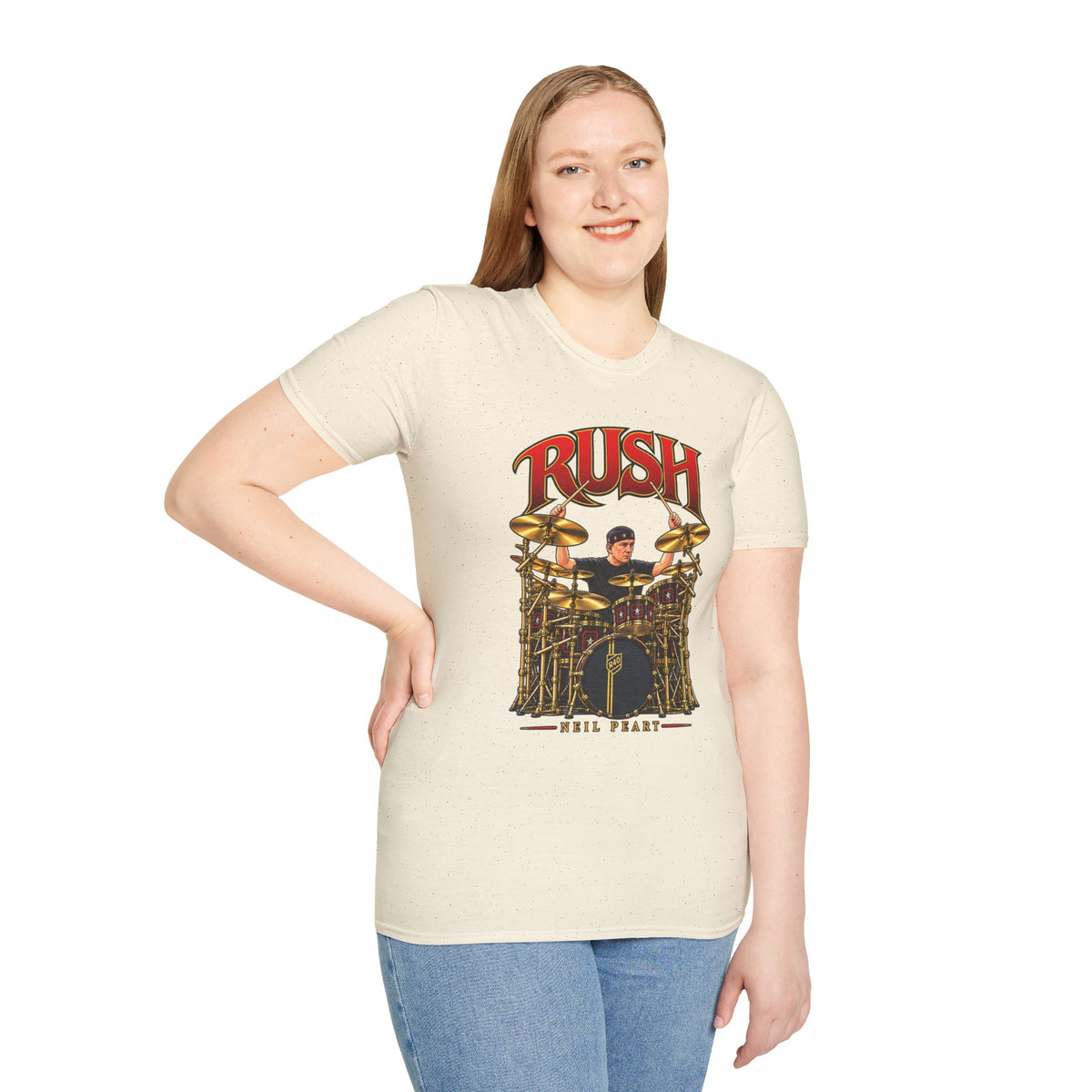 Rush | Neil Peart Drum Solo | Prog Rock Drummer Graphic T-Shirt