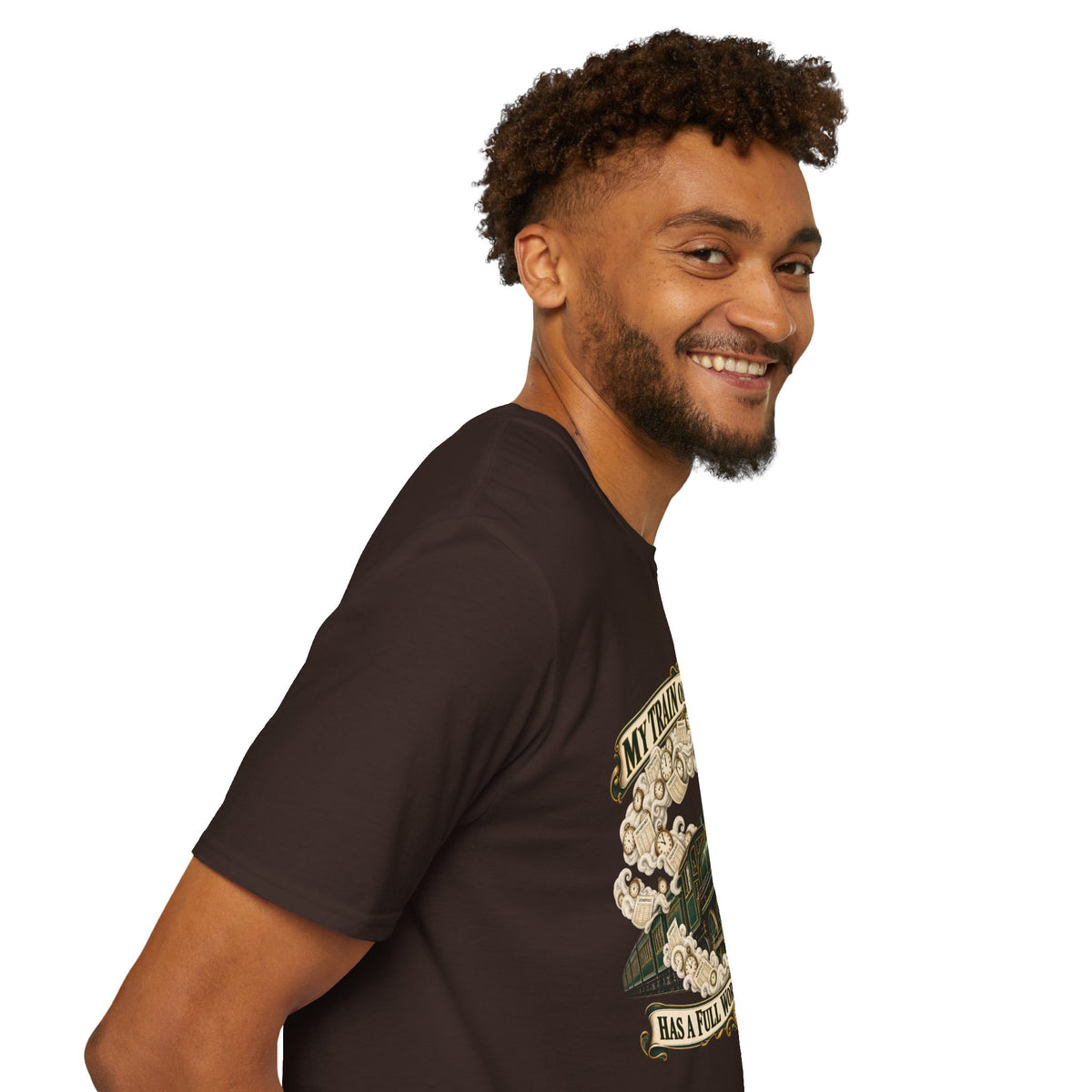 Train of Thought Vintage Steam Engine T-Shirt | My Train of Thought Has a Full Working Timetable
