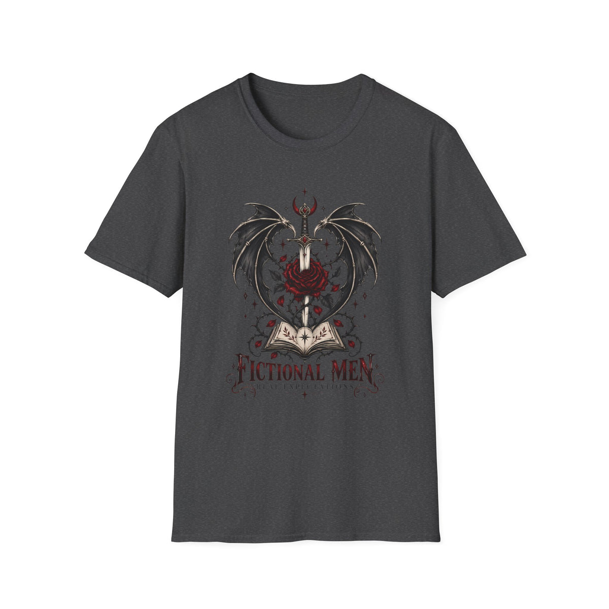 Fictional Men Real Expectations | ACOTAR Inspired Graphic T Shirt
