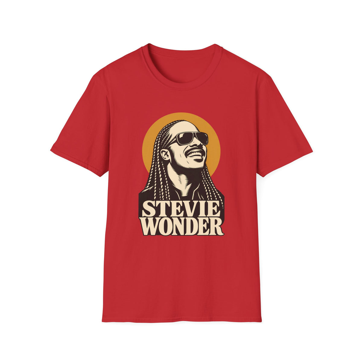 Stevie Wonder Graphic T-Shirt - Retro Soul Music Tee