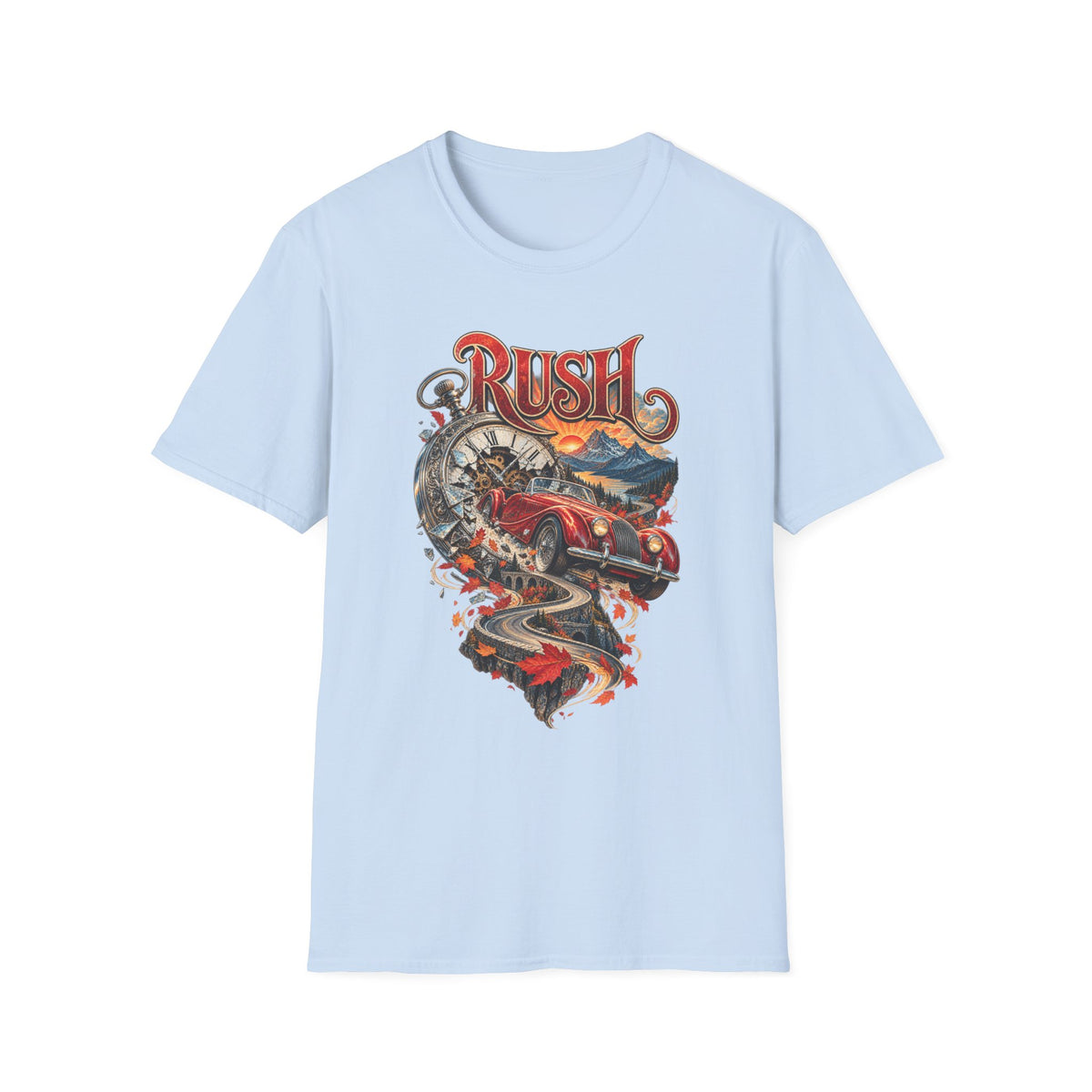 Rush | Prog Band | Red Barchetta | Graphic T-Shirt