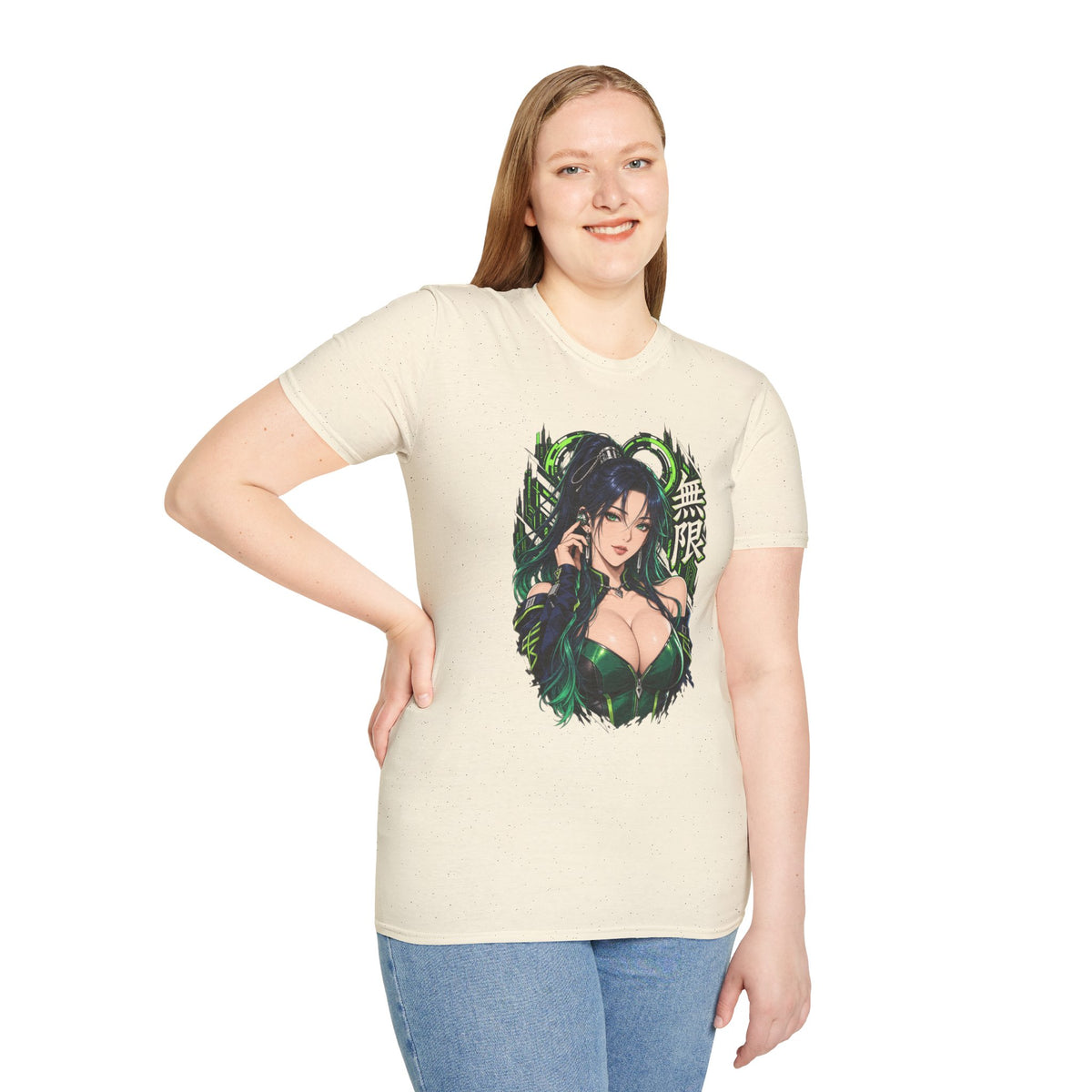 Infinity | Sexy Anime Ninja Pin Up Woman Graphic T-Shirt