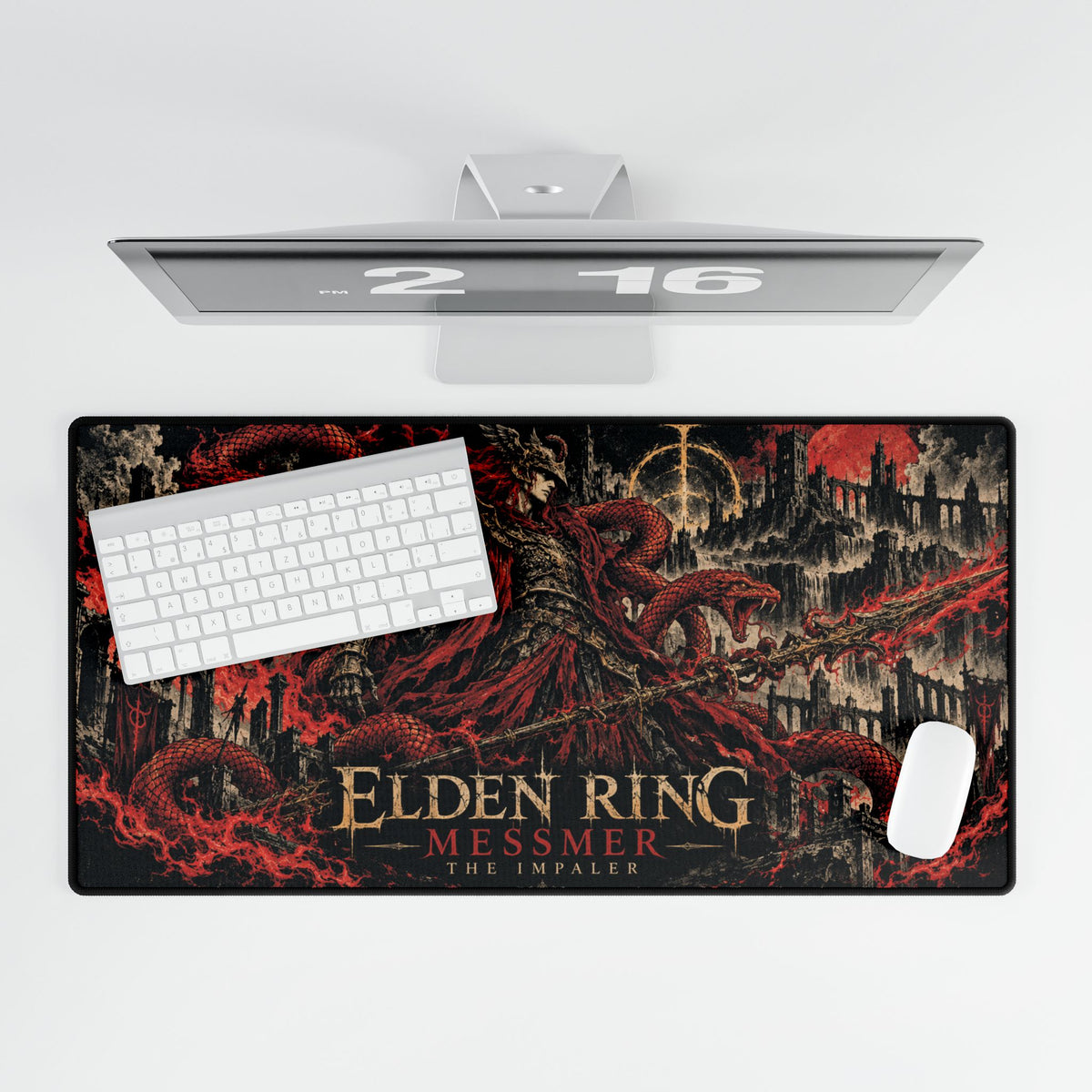 Elden Ring | Messmer | Gaming Desk Mat | Large Protective Mousepad for PC & Console Setups