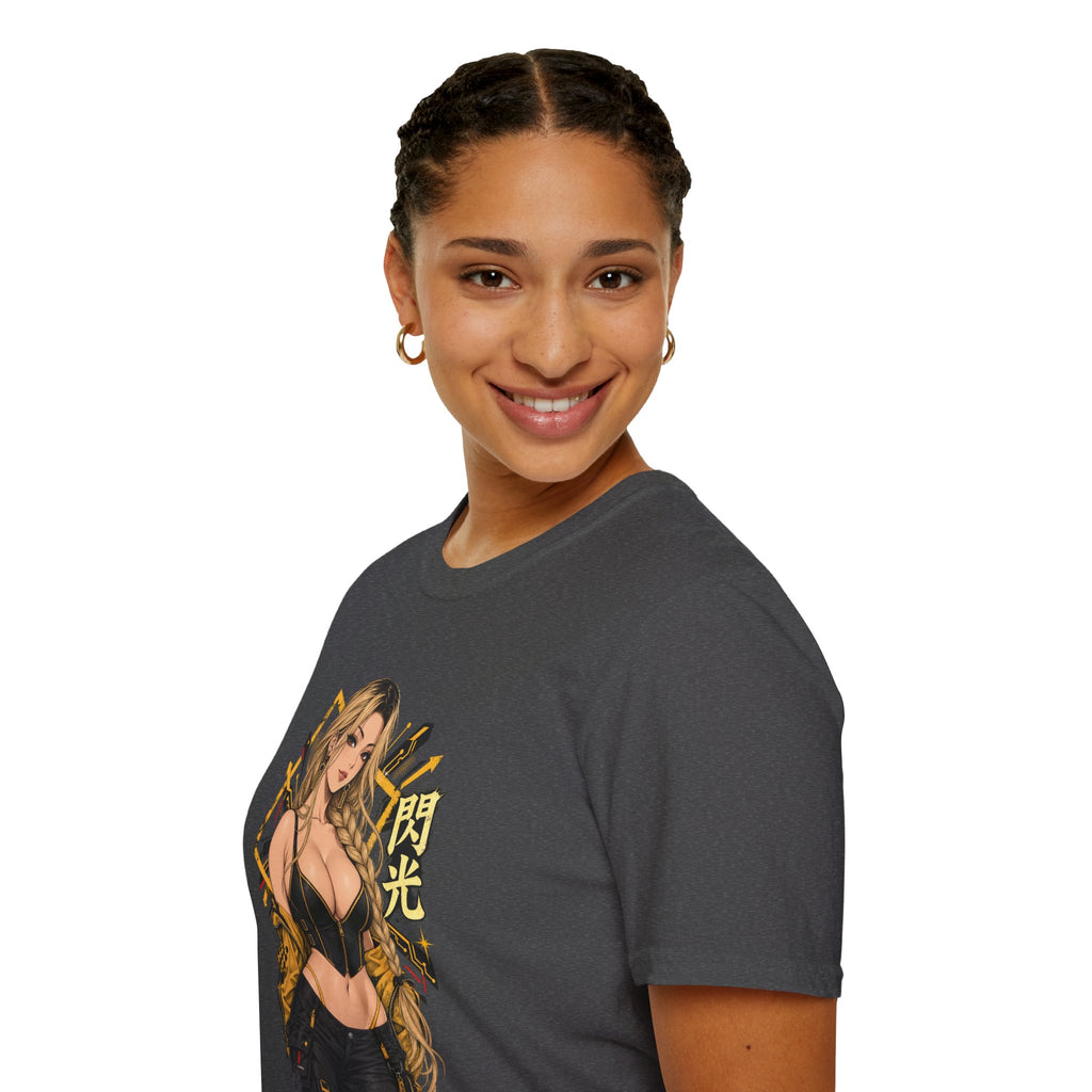 Sunny | Sexy Pin Up Golden Samurai Hot Girl T-Shirt