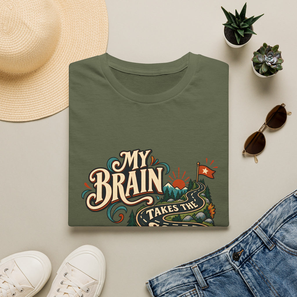 The Scenic Route | A Beautifully Different Mind | Neurodivergent Shirt