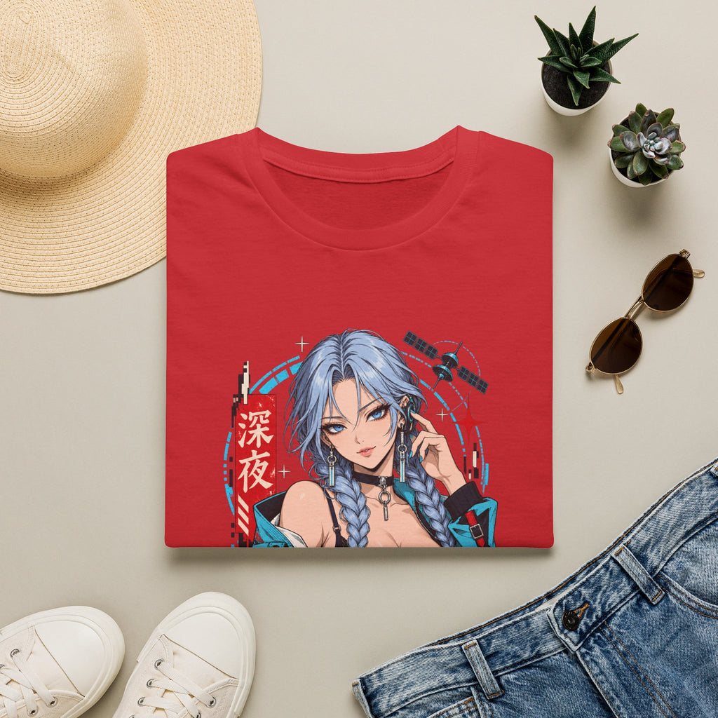 Ice | Sexy Anime Cyber Pin Up Girl Graphic T-Shirt