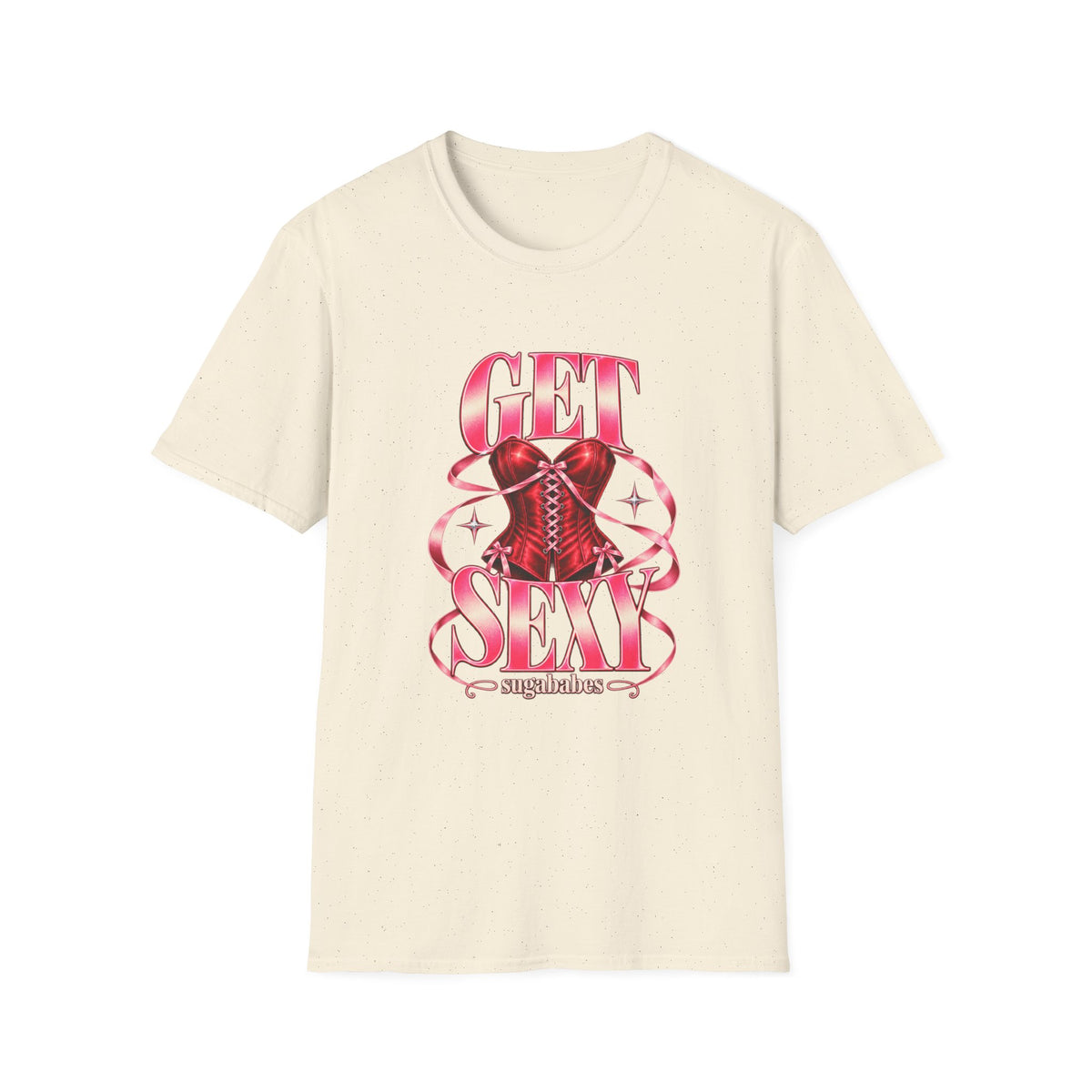 Get Sexy | Sugababes | Corset Retro Pink Y2K Vibe Graphic T Shirt