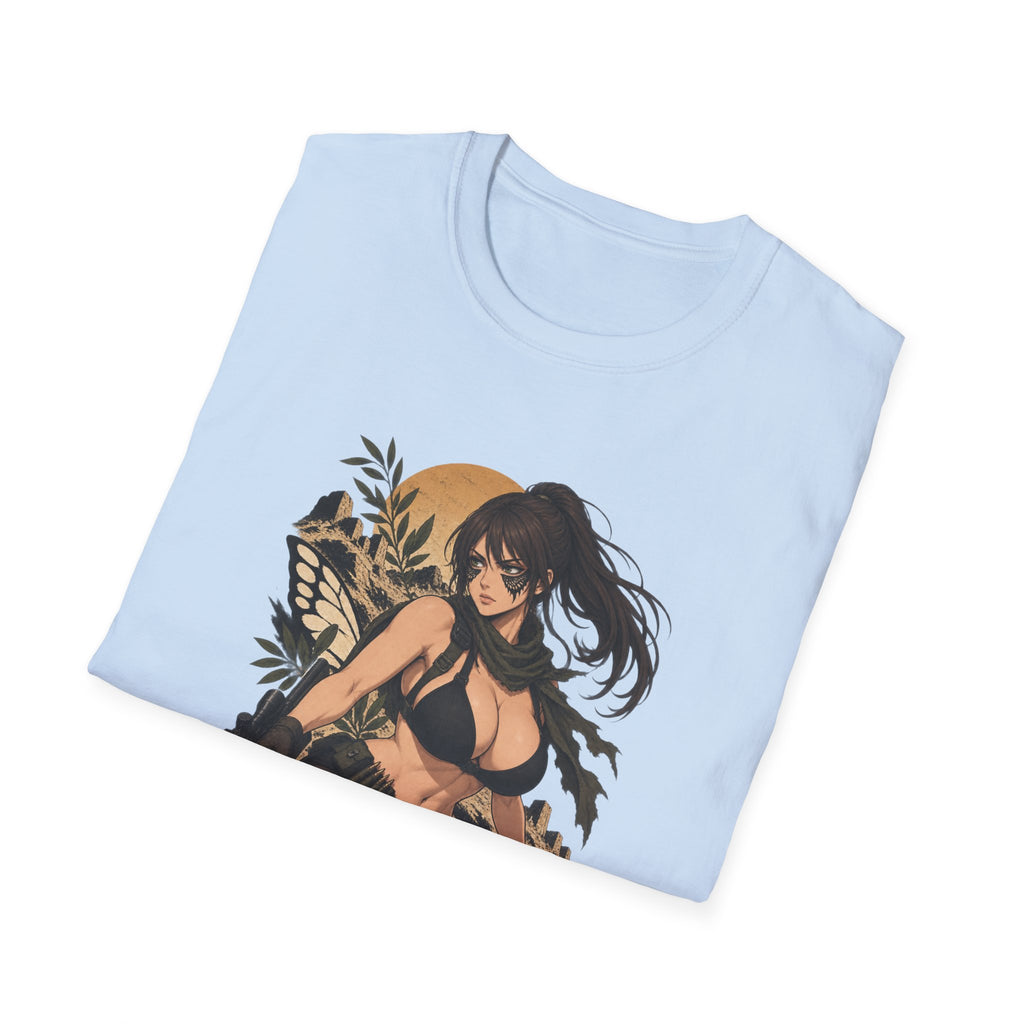 Quiet | Sexy Metal Gear Pin Up Girl | Anime Style Sniper Girl T-Shirt