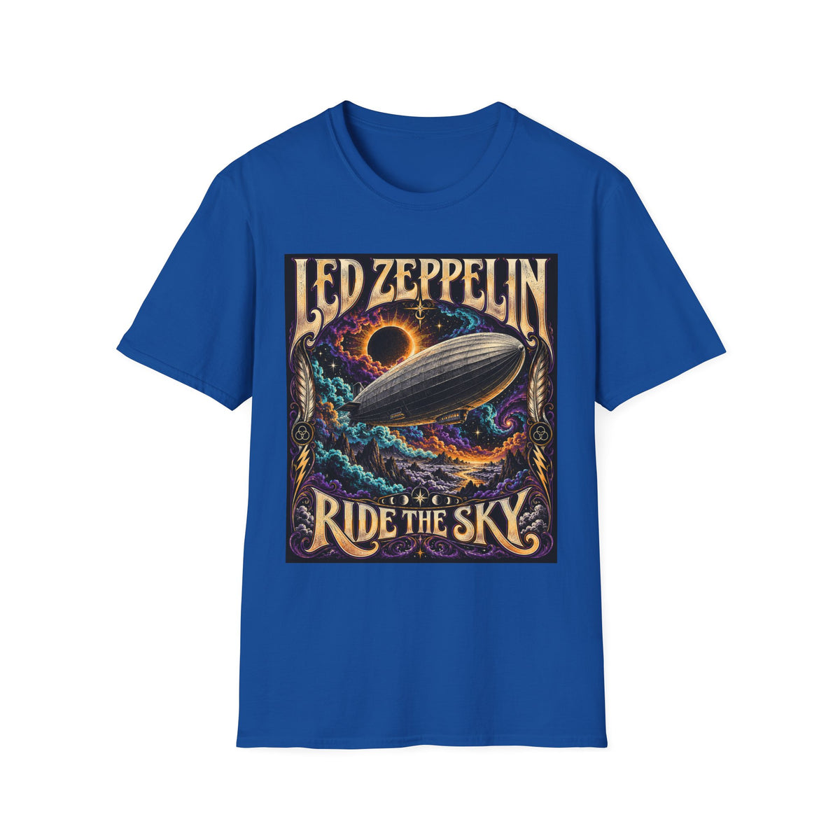 Led Zeppelin "Ride the Sky" Graphic T‑Shirt — Classic Rock Band Tee