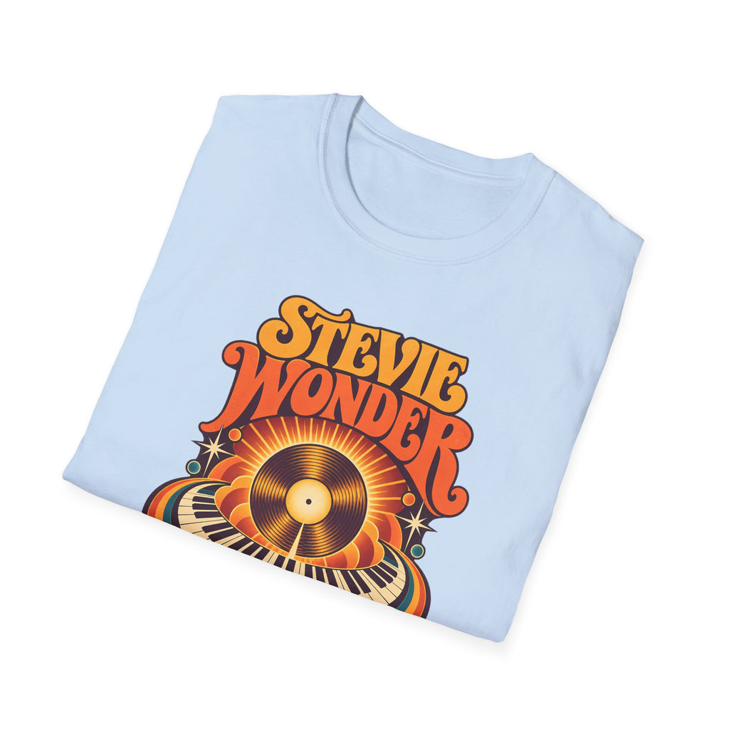 Stevie Wonder Retro Vinyl Tee - Songs In The Key Of Life Graphic T-Shirt