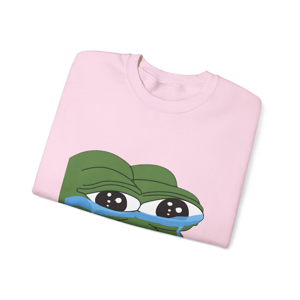 Crying Pepe Graphic Sweatshirt