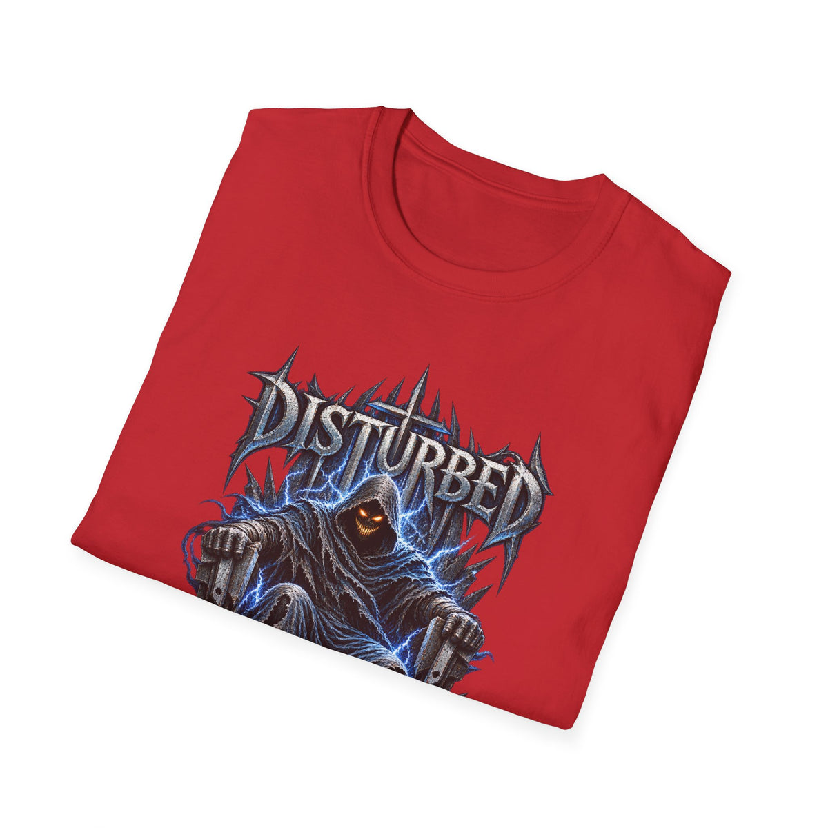 Disturbed | Storm Throne | The Guy | Grim Reaper Band T-Shirt