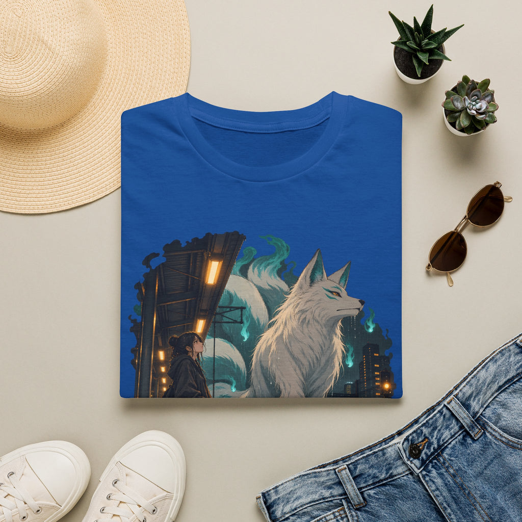 Wolf in the Rain | Last Train Home T-Shirt | Urban Nightscape Graphic Tee