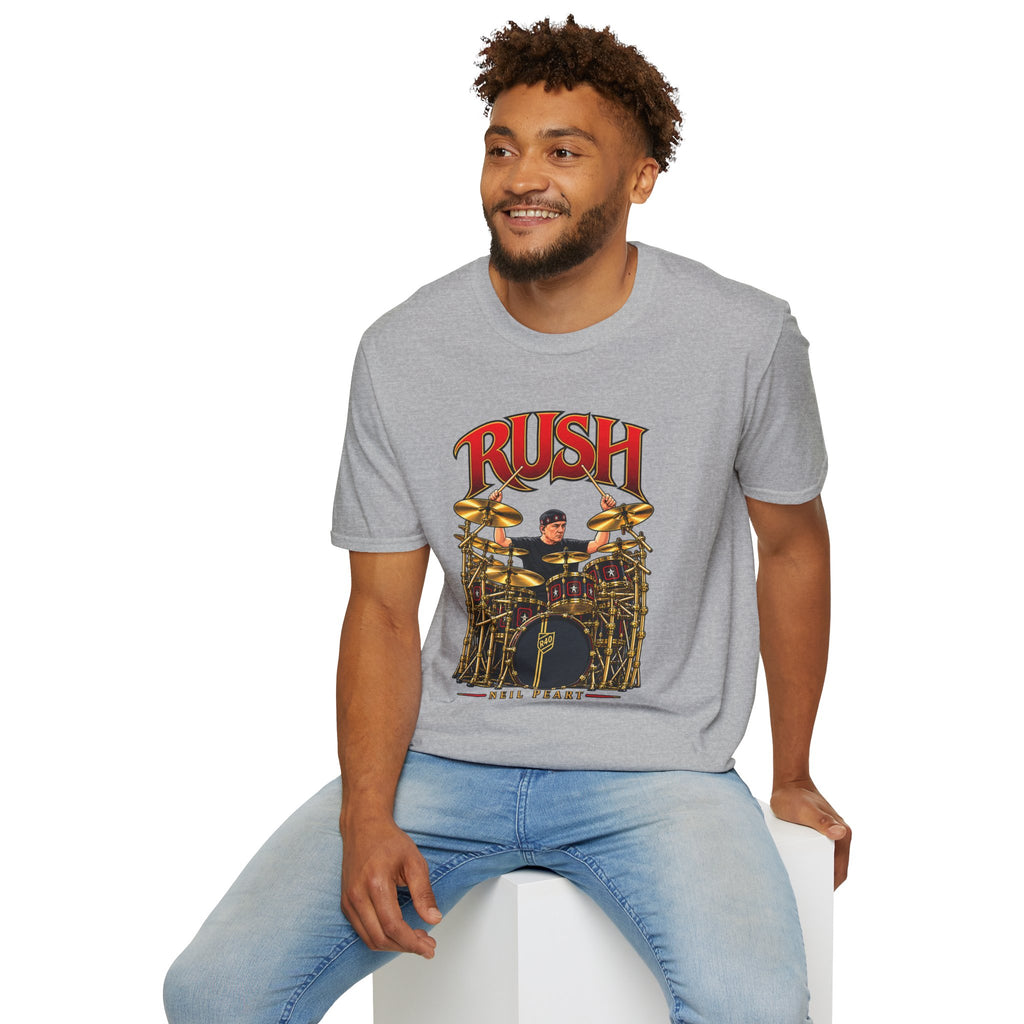 Rush | Neil Peart Drum Solo | Prog Rock Drummer Graphic T-Shirt