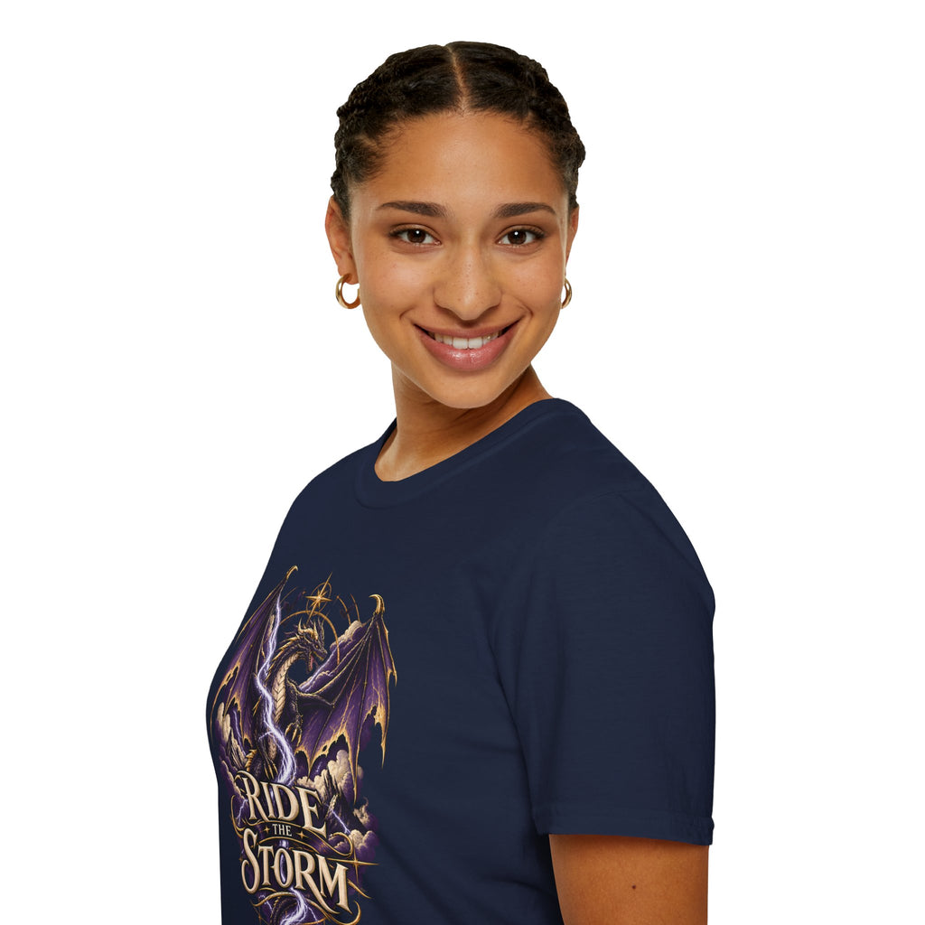 Ride the Storm | Fourth Wing Book Inspired Dragon T Shirt