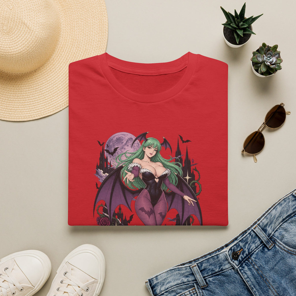 Morrigan | Darkstalkers Anime Sexy Pin Up Character Shirt