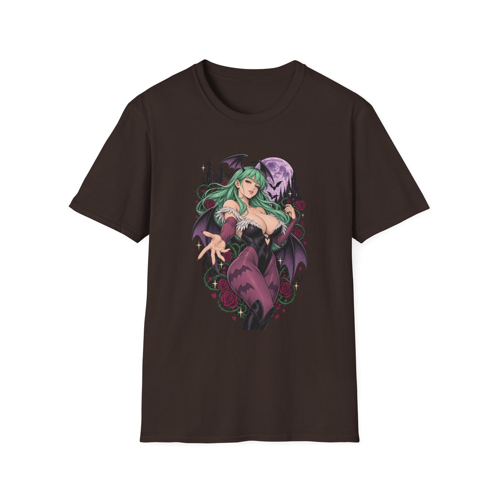 Morrigan | Sexy Succubus Pin Up Girl | Gothic Sorceress Halloween Gamer T-Shirt