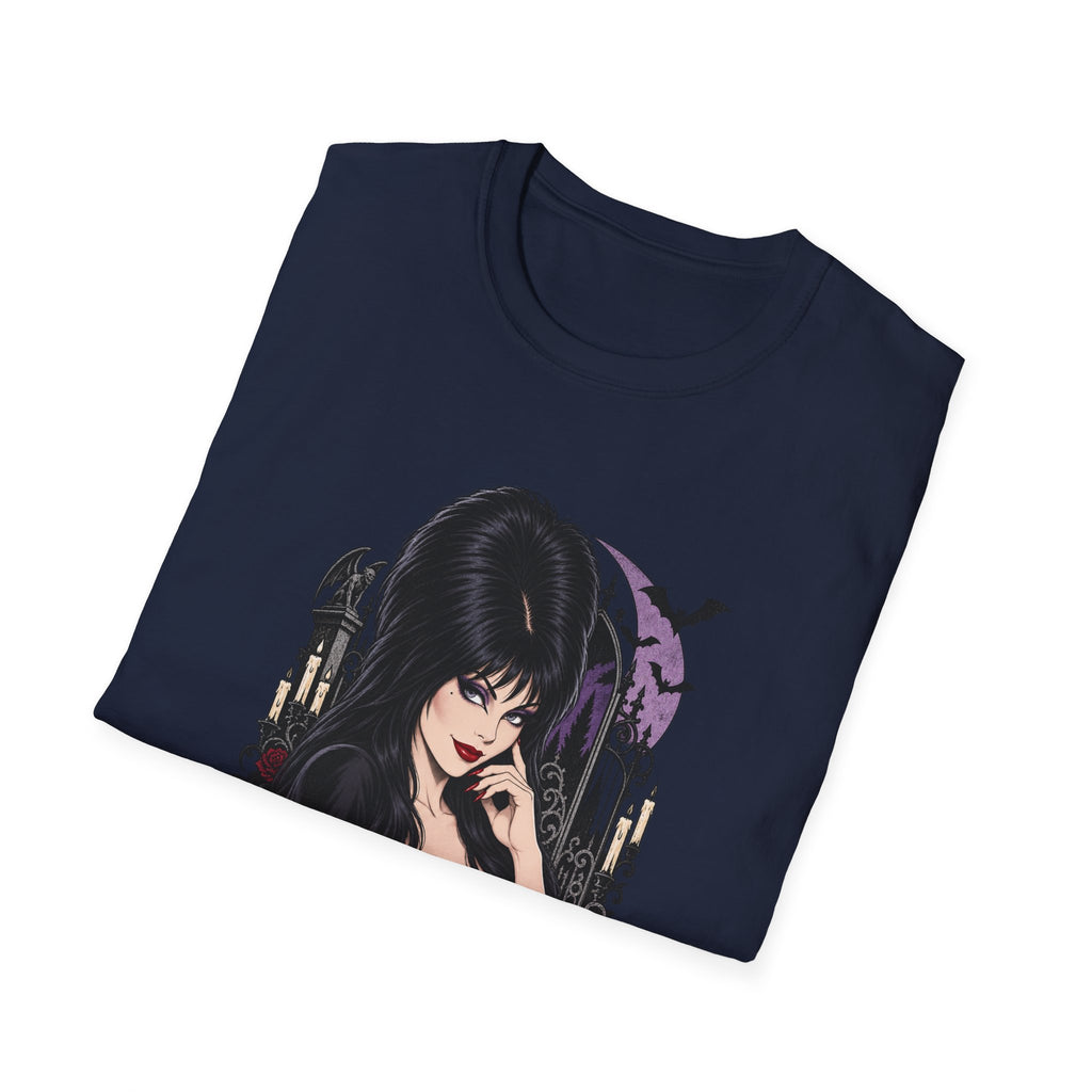 Elvira | Mistress of the Dark | Gothic Vampyress Pinup Girl | Sexy Halloween T-Shirt