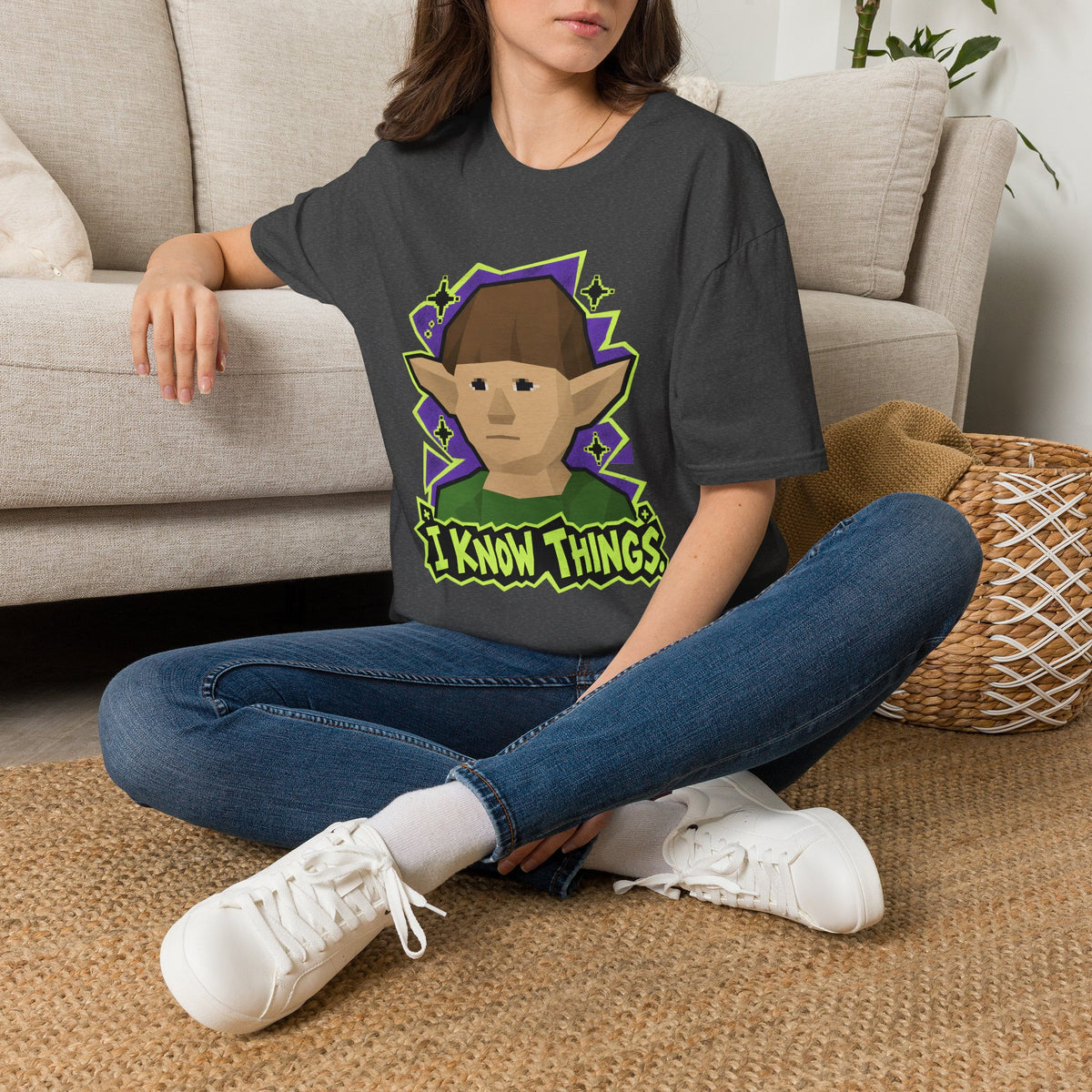Gnome Child - "I know things" Runescape Inspired T-Shirt