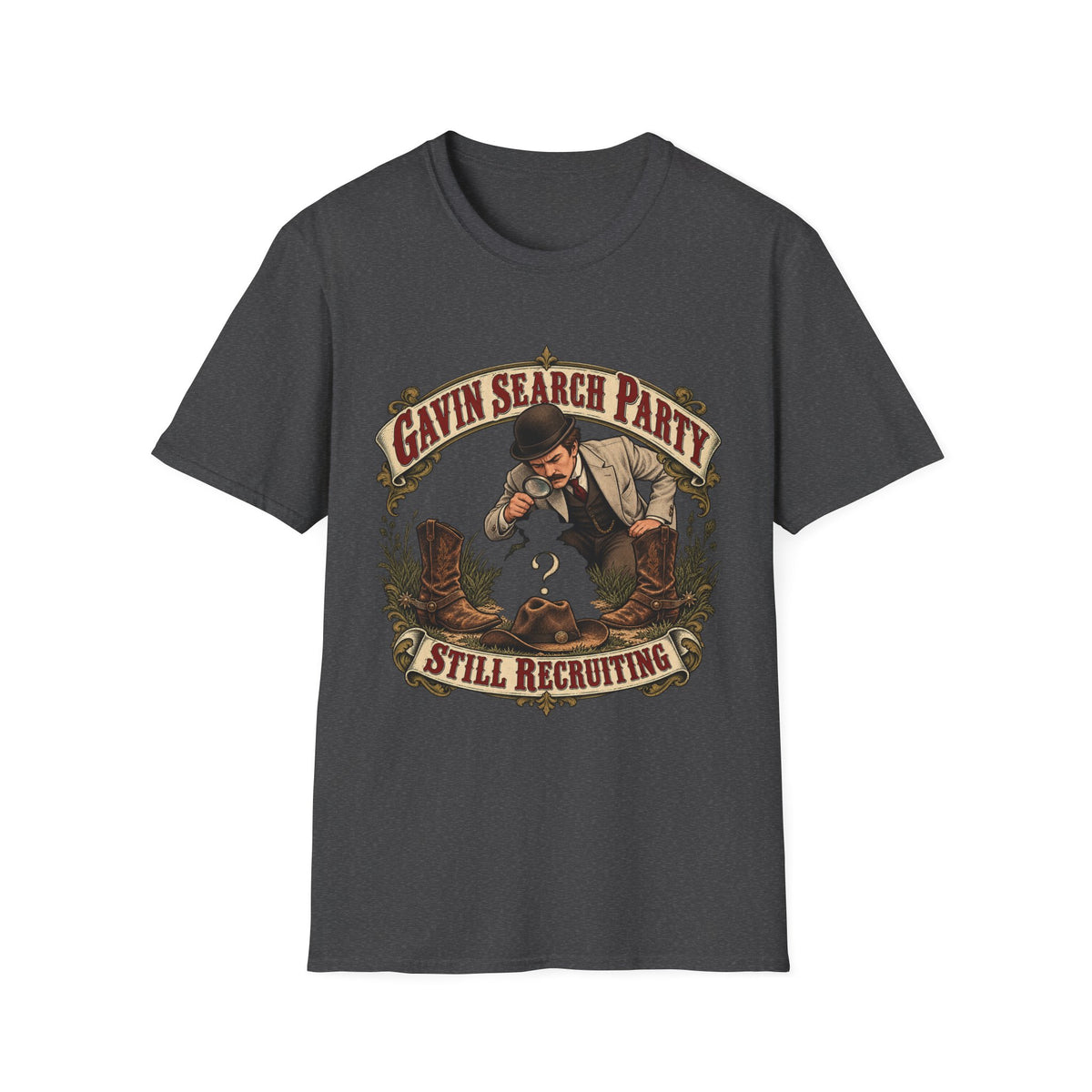 Gavin Search Party | Red Dead Redemption Funny Gamer T-Shirt